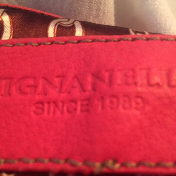 TIGNANELLO Small Dark Pink Leather Crossbody bag - Picture 3 of 5